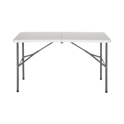 Mesa Plegable para Camping Blanco 122x74cm Thinia Home Mesas de Jardín 2
