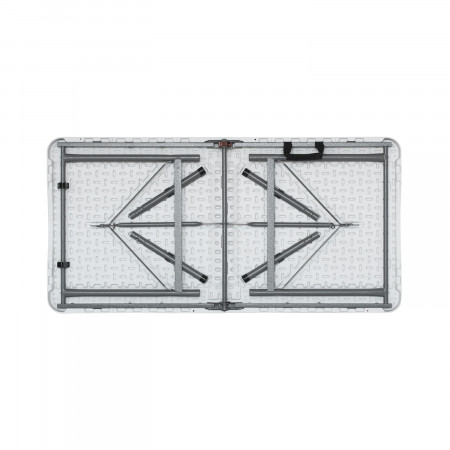 Mesa Plegable para Camping Blanco 122x74cm Thinia Home Mesas Plegables 4