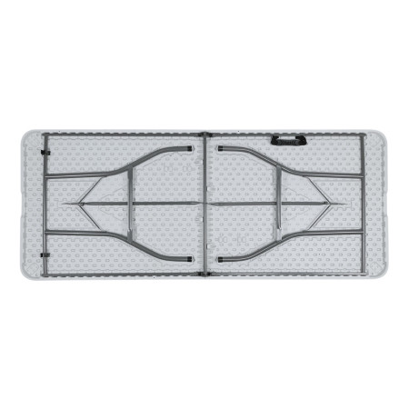 Pack 2 Mesas Plegables Rectangulares para Catering Blanco 240x74cm Thinia Home Mesas de Jardín 4