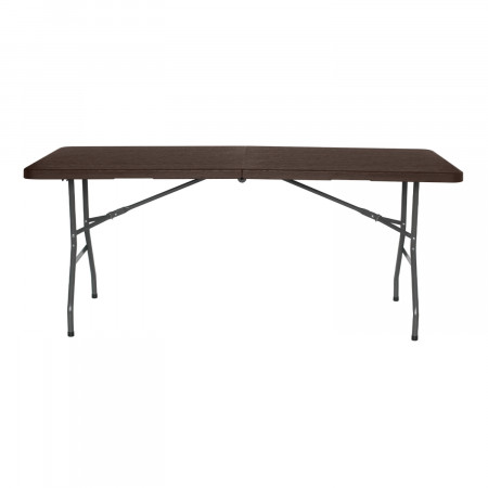 Mesa Plegable Rectangular para Catering Efecto Madera 180x74cm Thinia Home Mesas Plegables 2