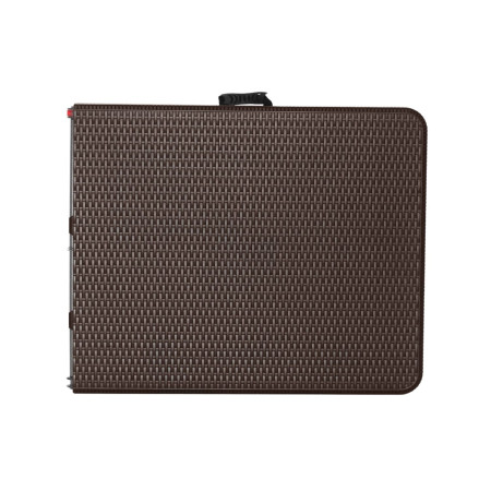 Pack 2 Mesas Plegables Rectangulares para Catering Efecto Ratán 180x74cm Thinia Home Mesas de Jardín 6