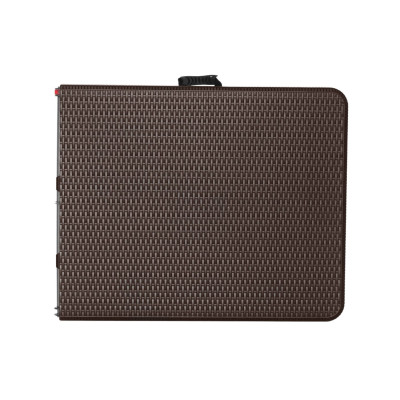 Pack 2 Mesas Plegables Rectangulares para Catering Efecto Ratán 180x74cm Thinia Home Mesas de Jardín 6