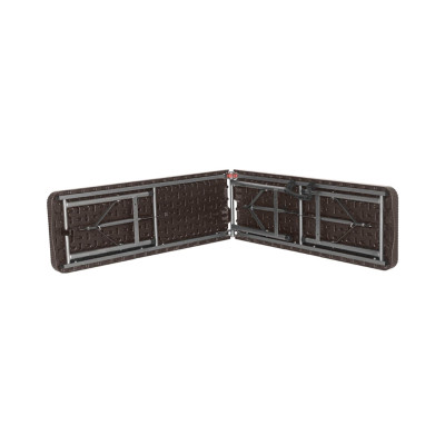 Pack 2 Bancos Plegables Catering Efecto Madera 180x28x43cm Thinia Home Bancos de Jardín 4
