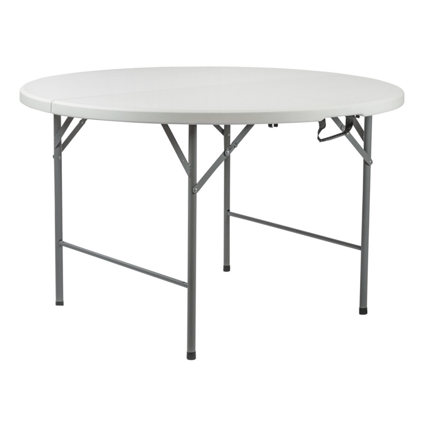 Mesa Plegable Redonda para Catering Efecto Granito 150x74cm Thinia Home Mesas de Jardín 1