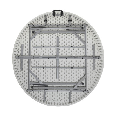 Mesa Plegable Redonda para Catering Efecto Granito 150x74cm Thinia Home Mesas de Jardín 4