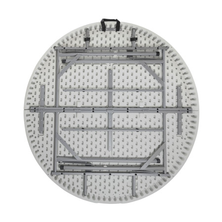 Mesa Plegable Redonda para Catering Efecto Granito 120x74cm Thinia Home Mesas de Jardín 4