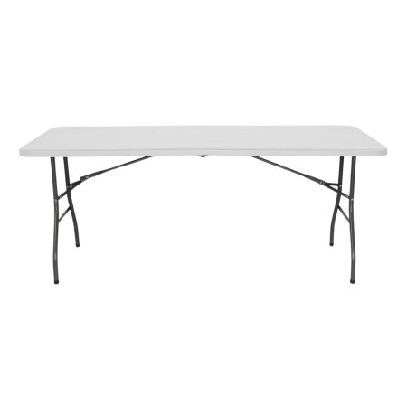 Mesa Plegable Rectangular para Catering Blanco 240x74cm Thinia Home Mesas de Jardín 2
