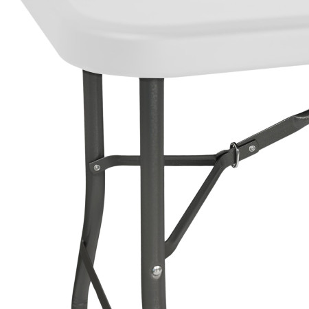 Mesa Plegable Rectangular para Catering Blanco 240x74cm Thinia Home Mesas de Jardín 3