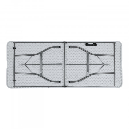 Mesa Plegable Rectangular para Catering Blanco 240x74cm Thinia Home Mesas Plegables 4