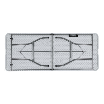 Mesa Plegable Rectangular para Catering Blanco 240x74cm Thinia Home Mesas Plegables 4