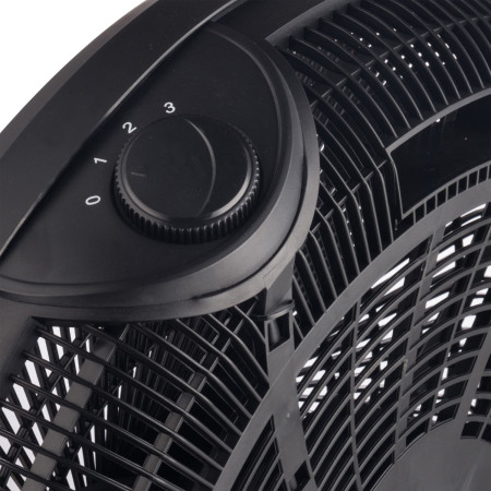 Ventilador de Suelo 20" 50cm 80W 3 Velocidades Box Industrial Negro Raydan Home Ventiladores de Sobremesa 4