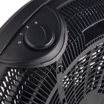 Ventilador de Suelo 20" 50cm 80W 3 Velocidades Box Industrial Negro Raydan Home Ventiladores de Suelo 4