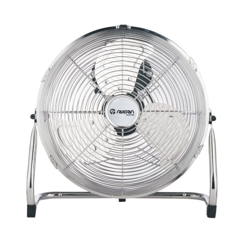 Ventilador de Suelo 16" 40cm 100W 3 Velocidades Circulador Plateado Raydan Home Ventiladores de Suelo 1
