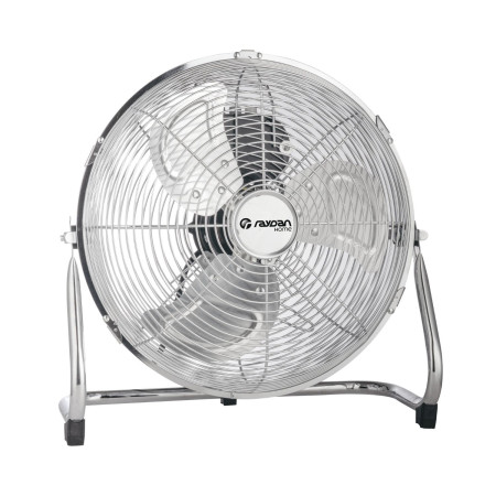 Ventilador de Suelo 16" 40cm 100W 3 Velocidades Circulador Plateado Raydan Home Ventiladores de Suelo 2