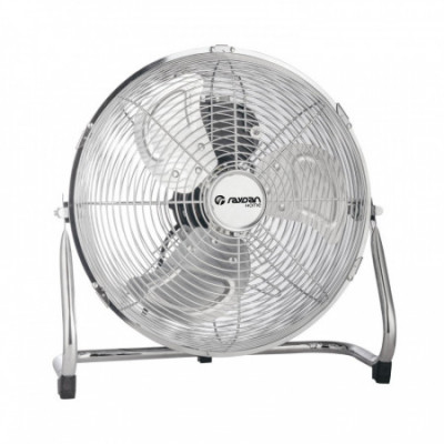 Ventilador de Suelo 16" 40cm 100W 3 Velocidades Circulador Plateado O91 Ventiladores de Sobremesa 2