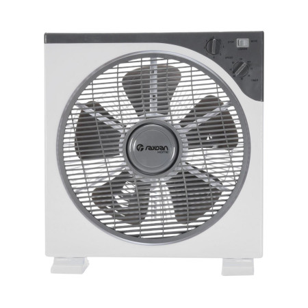 Ventilador de Suelo 12" 30cm 50W 3 Velocidades Box Blanco/Gris Thinia Home Ventiladores de Suelo 1