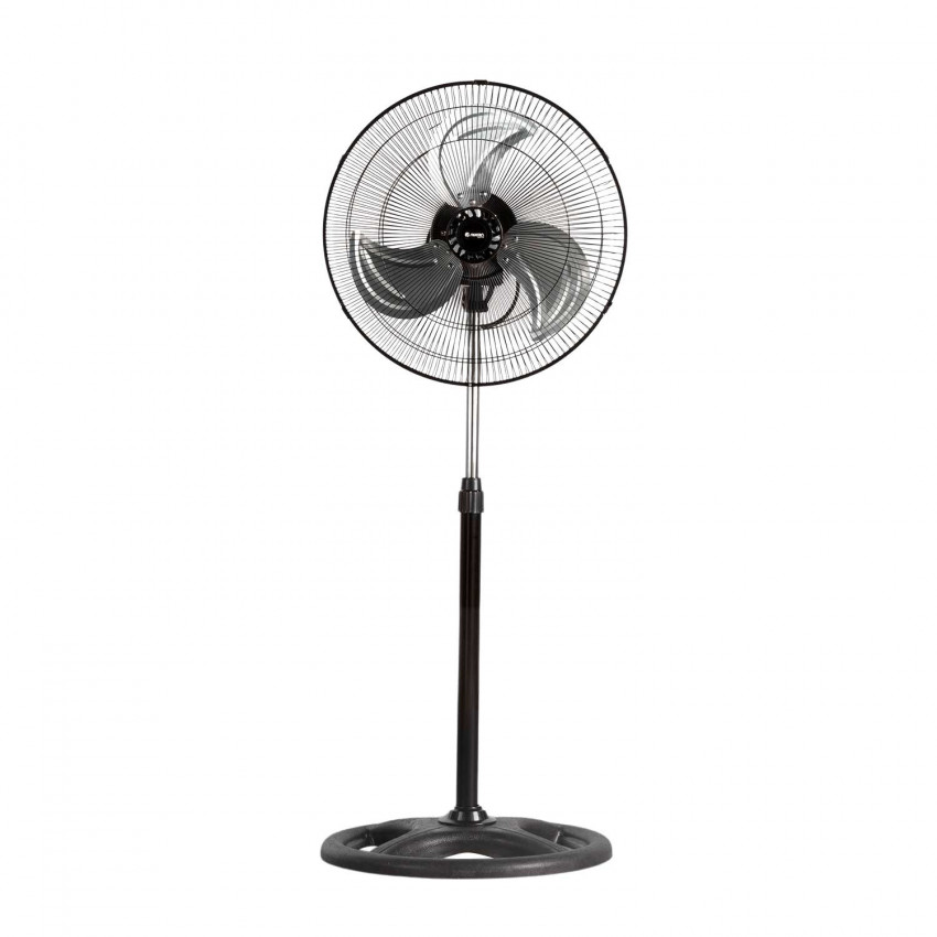 Ventilador de Pie 18" 45cm 75W 3 Velocidades Industrial Negro Thinia Home Ventiladores de Pie 1