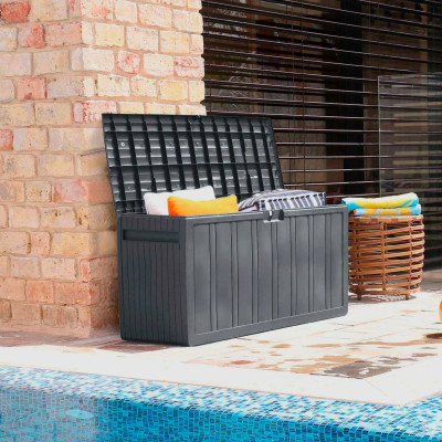 Contenitore da esterno in resina da 270 litri, 117 x 45,5 x 57 cm 7house