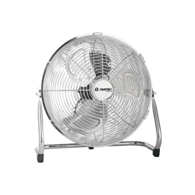 Ventilateur de sol 12" (32 cm), 50 W, 3 vitesses, circulateur, argenté Raydan Home