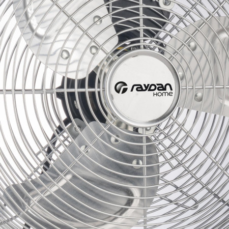 Ventilador de Suelo 12" 32cm 50W 3 Velocidades Circulador Plateado Raydan Home Ventiladores de Suelo 5