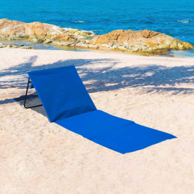 Esterilla Plegable de Playa Acolchada con Respaldo 149.5x50.5x42cm Thinia Home Esterillas de Playa 4