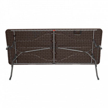 MegaPack 10 Mesas Plegables Portátiles Resina 180cm Marrón Efecto Madera 7house Mesas Plegables 4 MegaPack 10 Mesas Plegables Portátiles Resina 180cm Marrón Efecto Madera 7house Mesas Plegables 4