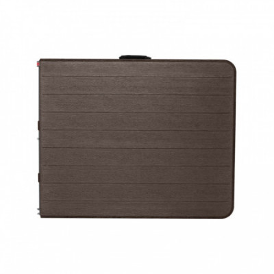 MegaPack 10 Mesas Plegables Portátiles Resina 180cm Marrón Efecto Madera 7house Mesas Plegables 6