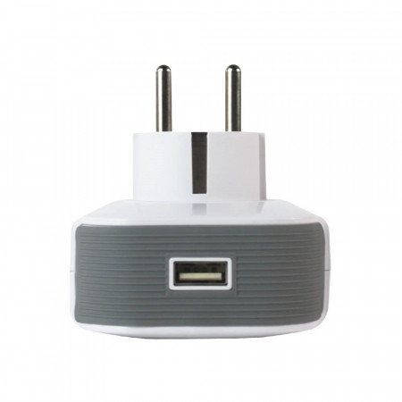 Pack 2 Enchufes Inteligentes WiFi con USB control vía Smartphone/APP 7hSevenOn Home Enchufes Inteligentes 3