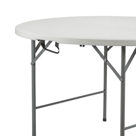 Pack 2 Mesas Plegables Redondas para Catering Efecto Granito 150x74cm Thinia Home Mesas de Jardín 2