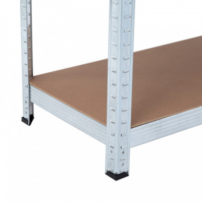 Estantería Modular Metálica con 5 Baldas 875kg Plateado 90x40x180cm 7house Estanterías 4