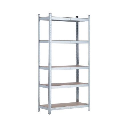 Modulares Metallregal mit 5 Fachböden, 875 kg Tragkraft, 90 x 40 x 180 cm Thinia Home