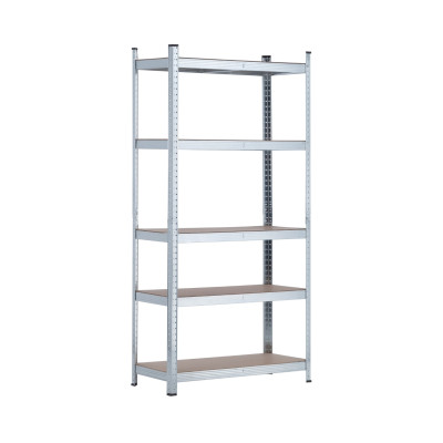 Modulares Metallregal mit 5 Fachböden, 875 kg Tragkraft, 90 x 40 x 180 cm Thinia Home