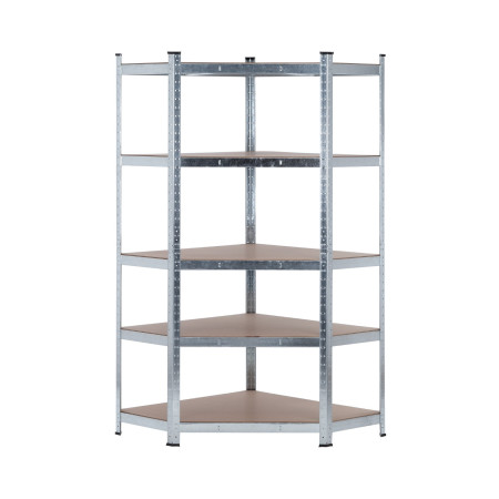 Estantería Esquinera Modular Metálica con 5 Baldas 875kg 80x40x180cm Thinia Home Estanterías 1