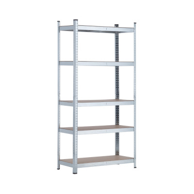 Pack 2 Estanterías Modulares y 1 Esquinera con 5 baldas 2625kg 136x40x180cm Thinia Home Estanterías 2