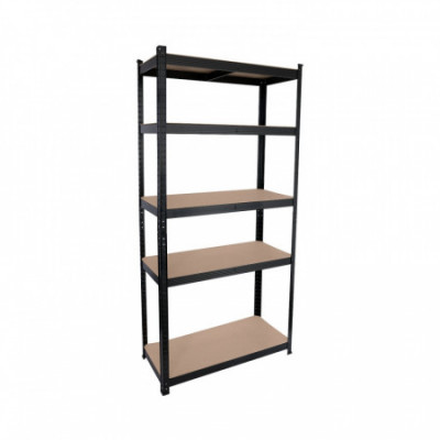 Pack 2 Estanterías Modulares y 1 Esquinera con 5 baldas 2625kg 136x40x180cm Thinia Home Estanterías 9