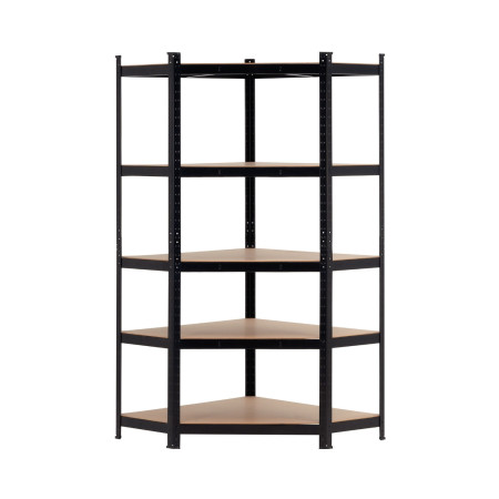 Pack 2 Estanterías Modulares y 1 Esquinera con 5 baldas 2625kg 136x40x180cm Thinia Home Estanterías 10