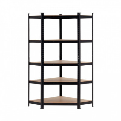 Pack 2 Estanterías Modulares y 1 Esquinera con 5 baldas 2625kg 136x40x180cm Thinia Home Estanterías 10