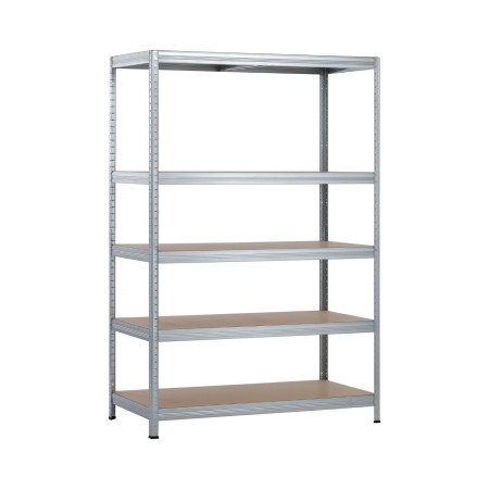 Scaffalatura modulare in metallo con 5 ripiani, portata 1250 kg, 120x60x180 cm Thinia Home
