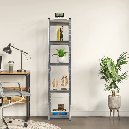 Estantería Modular con 5 Baldas Ajustables 180x40x40cm 175Kg Thinia Home Estanterías 7