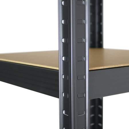 Conjunto de 2 estantes modulares com 5 prateleiras ajustáveis, 180 x 40 x 40 cm, 175 kg Thinia Home
