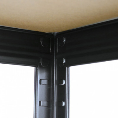 Pack 2 Estanterías Modulares con 5 Baldas Ajustables 180x40x40cm 175Kg Thinia Home Estanterías 11