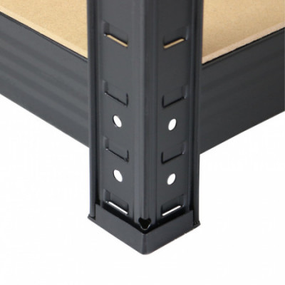 Pack 2 Estanterías Modulares con 5 Baldas Ajustables 180x40x40cm 175Kg Thinia Home Estanterías 12