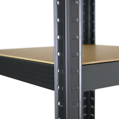 Pack 3 Estanterías Modulares con 5 Baldas Ajustables 180x40x40cm 175Kg Thinia Home Estanterías 10