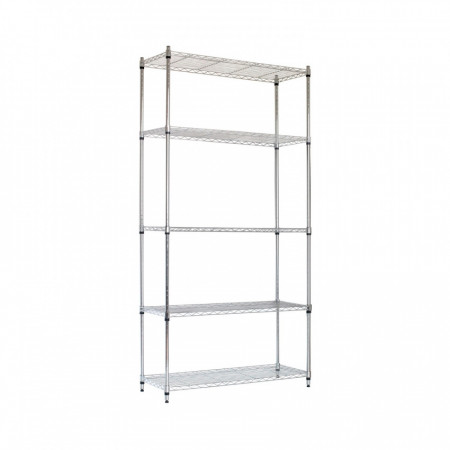 Estantería de Varilla de 5 Niveles 125kg 182.8x91.4x35.5cm Thinia Home Estanterías 1
