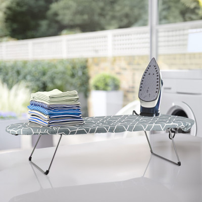 Asse da stiro da tavolo Flip, grigio, 74 x 30 cm 7house