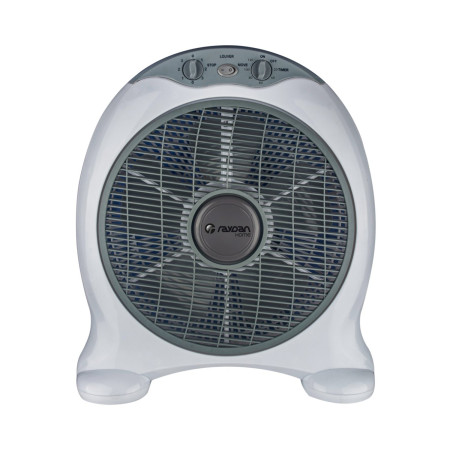 Ventilador de Suelo 12" 29cm 50W 3 Velocidades New Box Blanco/Gris Raydan Home Ventiladores de Suelo 1