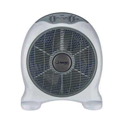Ventilador de Suelo 12" 29cm 50W 3 Velocidades New Box Blanco/Gris Raydan Home Ventiladores de Suelo 1