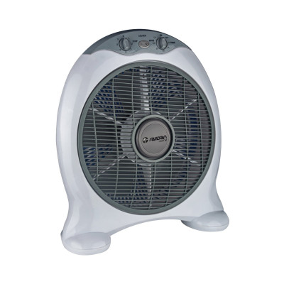 Ventilador de Suelo 12" 29cm 50W 3 Velocidades New Box Blanco/Gris Raydan Home Ventiladores de Suelo 2