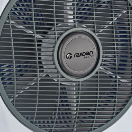 Ventilador de Suelo 12" 29cm 50W 3 Velocidades New Box Blanco/Gris Raydan Home Ventiladores de Sobremesa 5