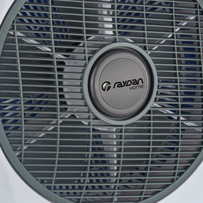 Standventilator 12" 29 cm 50 W, 3 Geschwindigkeitsstufen, originalverpackt, Weiß/Grau Raydan Home